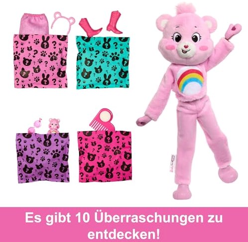 Mattel Barbie Cutie Reveal poupée Bisounours rose - poupée surprise-3