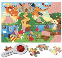 Ludattica puzzle château - jeu éducatif enfants 24 pièces carton-2