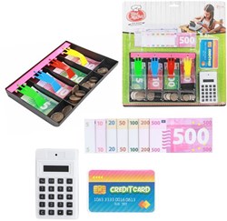 Toi-Toys tiroir-caisse jouet avec euros et calculatrice - jeu éducatif de rôle