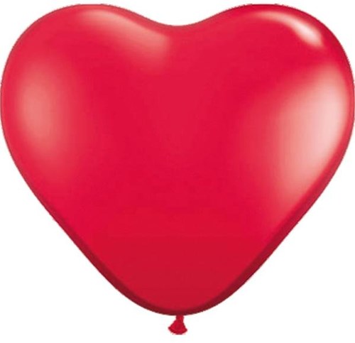 Folat ballons cœur rouge 8 pièces - ballons de fête en forme de cœur-2