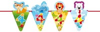 Folat guirlande animaux anniversaire 4 ans - décoration fête 6 mètres-2