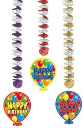 Folat décoration suspendue guirlande anniversaire multicolore papier fête