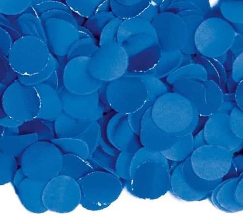 Folat confettis bleu 100 grammes - décoration de fête en papier-2
