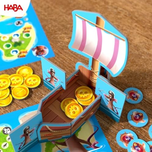 Haba jeu de cartes carte au trésor jeu éducatif enfants aventure pirate-2