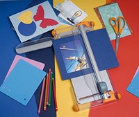 Fiskars massicot A4 - Coupe-papier rotatif pour loisirs créatifs-3