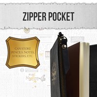 Harry Potter carnet A5 zip pocket - plaisir d'écriture magique-3