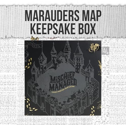 Harry Potter coffret souvenir set de papeterie Marauders Map lieu magique-2