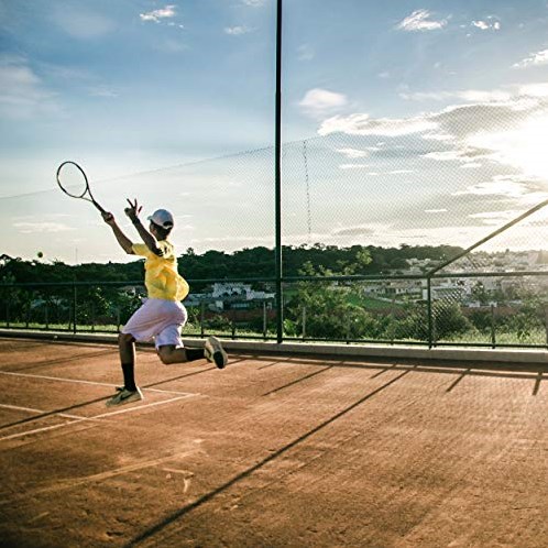 Set de tennis jouet 2 joueurs - raquettes et balle pour enfants-2