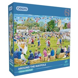 Gibsons puzzle Around the Maypole 1000 pièces carton coloré écologique