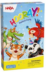 Haba jeu de société Hourra! jeu coloré enfants apprendre formes couleurs