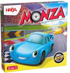 Haba jeu de société Monza 2.0 - jeu familial voitures de course stratégie