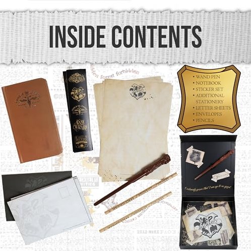 Harry Potter coffret souvenir set de papeterie Marauders Map lieu magique-3