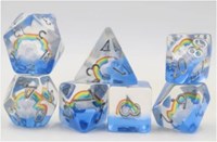 Foam Brain Games set de dés Beautiful Day - plaisir coloré pour RPG
