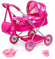 Bayer Chic 2000 landau poupée Smarty rose - poussette jouet enfant