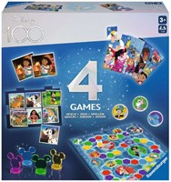 Jeux Ravensburger Disney 100 ans 4 en 1 22341