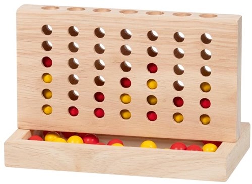 Goki jeu en bois Puissance 4 - jeu de stratégie familial