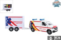 Kids GLOBE ambulance jouet Volkswagen avec remorque diecast