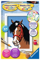 Ravensburger peinture par numéros regard de cheval - kit créatif