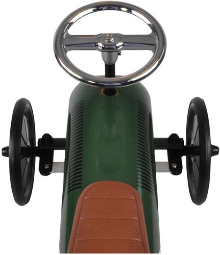 Goki porteur rétro vert - voiture en métal pour enfants-3