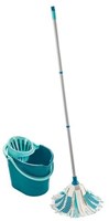 Leifheit Power set de serpillère 3-en-1 complet - set de nettoyage - seau avec essoreuse