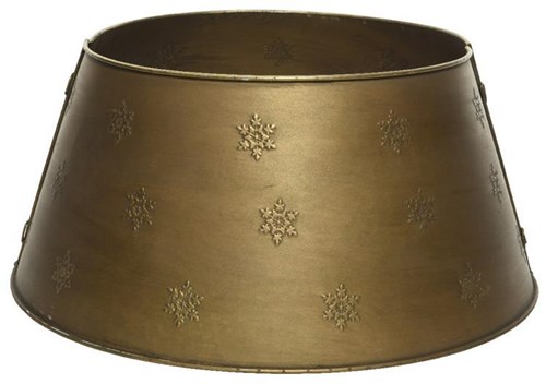 Decoris anneau de sapin de Noël fer or antique 57cm pied de sapin