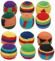 Goki balle à frapper coton 5cm jouet coloré pour jouer dehors-2