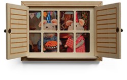 Het Muizenhuis décoration de fenêtre - Petite fenêtre de souris - jouet créatif