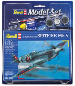 Revell avion maquette Spitfire 1:72 set avec peinture et colle