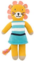 Global Affairs peluche lionne Laine tricotée 36 cm coton équitable