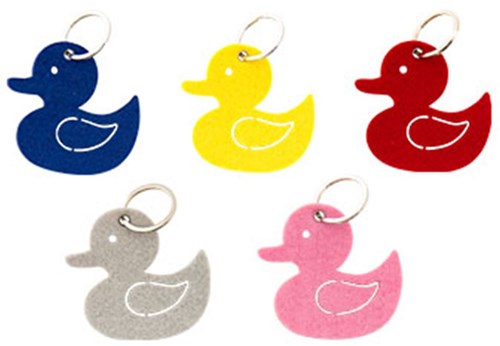 Global Affairs porte-clés canard accessoire - couleurs joyeuses