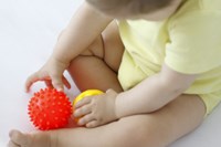 Mom's Care SENSORY TOYS Massage ball in bag - 1 piece - yellow 8