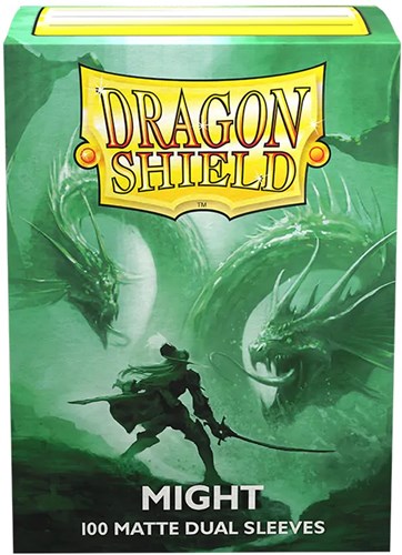 Asmodee Dragon Shield protège-cartes matte dual might 100 pièces TCG