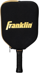 Franklin housse de protection raquette pickleball noir or - étui néoprène universel