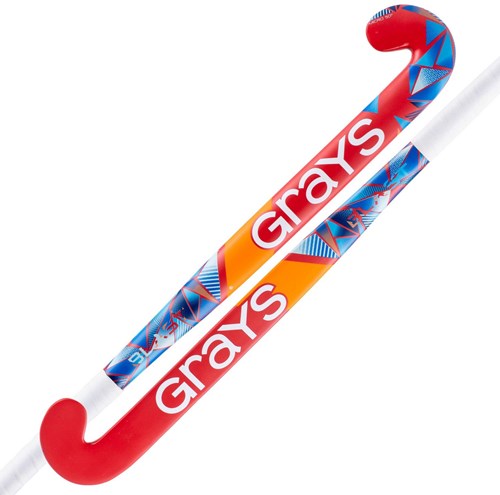 Grays crosse de hockey junior Blast Ultrabow rouge 26 pouces hockey sur gazon