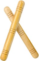 Goki jouet musical baguettes de percussion bois 2 pièces éducatif-3