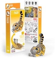 Eugy kit de construction 3D tigre - jouet créatif à assembler