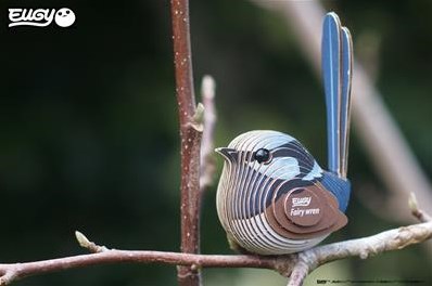 Eugy puzzle 3D - Fée Ornée jouet en carton écologique