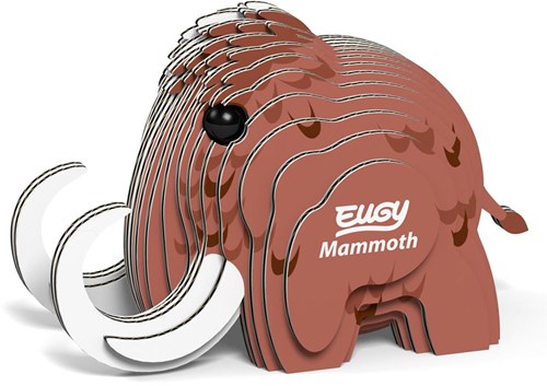 Eugy puzzle 3D mammouth - jouet éducatif figurine animale-2