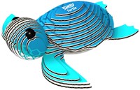 Eugy puzzle 3D tortue - kit animal en carton écologique