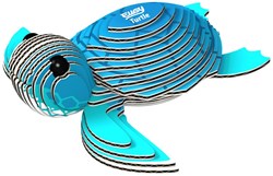Eugy puzzle 3D tortue - kit animal en carton écologique