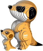 Eugy puzzle 3D suricate carton jouet animal coloré