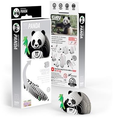 Eugy puzzle 3D - Panda kit de construction en carton jouet animal-3