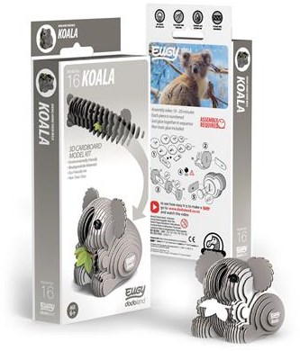 Eugy puzzle 3D Koala - kit créatif en carton pour enfants