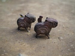 Eugy puzzle 3D - Kit de construction capybara en carton jouet