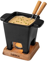 Boska tapas fondue nero set à fondue au fromage pour tapas et apéritif