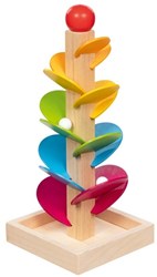 Goki jeu de billes jouet éducatif en bois coloré FSC