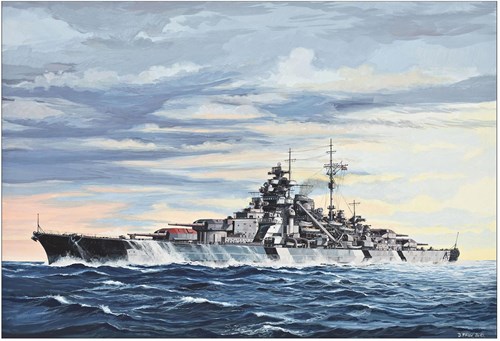 Revell Bismarck maquette - Cuirassé échelle 1:700 - kit plastique-2
