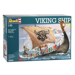 Revell bateau viking maquette 1:50 plastique - 131 pièces