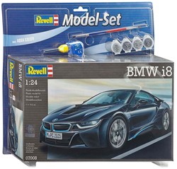 Kit de modélisme voiture BMW i8 - set plastique 1:24 avec accessoires