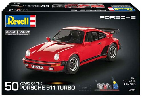 Revell kit de modélisme Porsche 911 Turbo 1:24 - Édition 50 ans Turbo